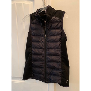 New!‎ Old Navy Active women’s black reflective athletic running puffer vest S